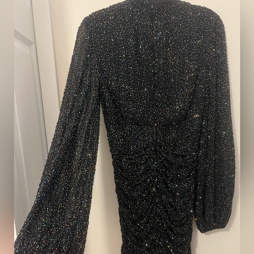 NWOT Jay Godfrey Farre Hand Beaded Mini Dress - size 4 - Picture 7 of 12